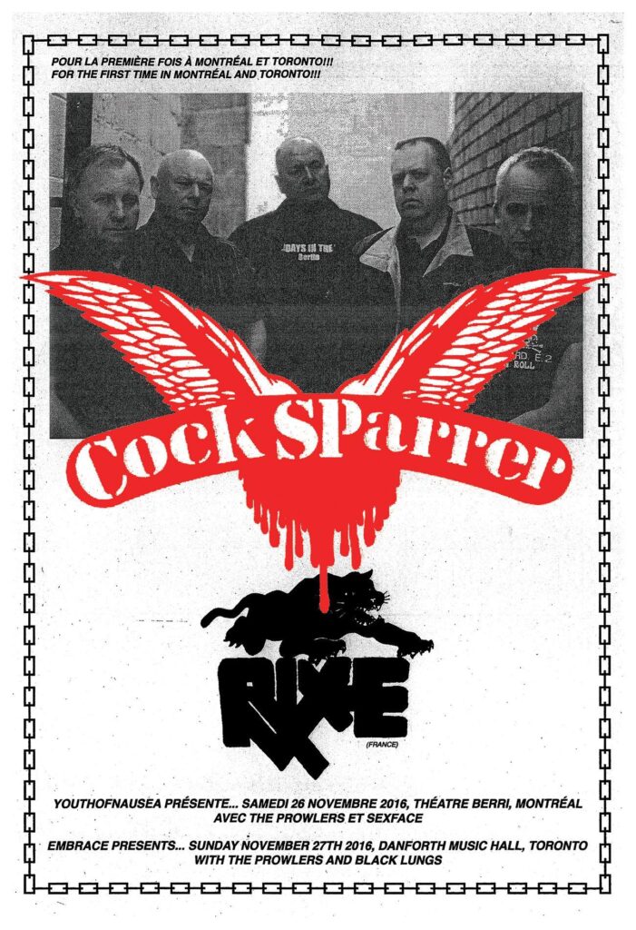 COCK SPARRER THE PROWLERS SEXFACE