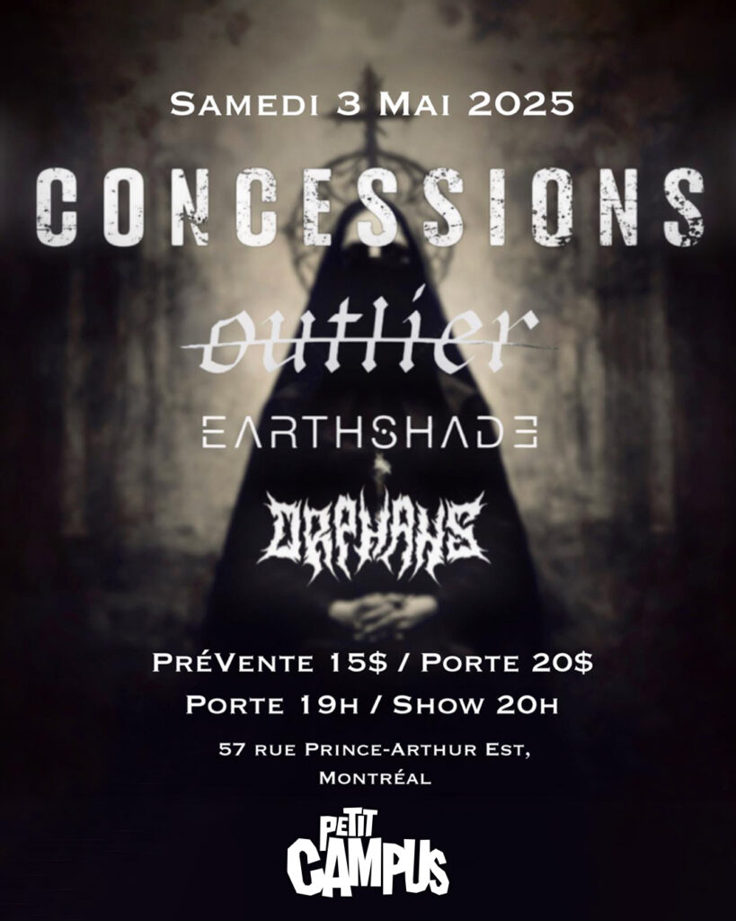 CONCESSIONS OUTLIER EARTHSHADE ORPHANS