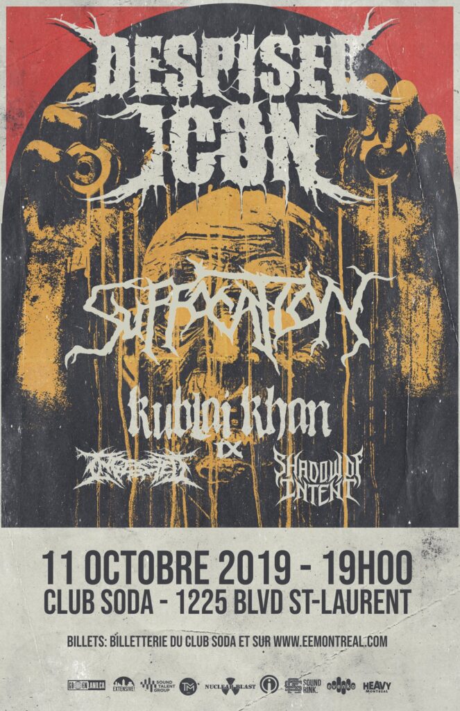 DESPISED ICON SUFFOCATION KUBLAI KHAN INGESTED SHADOW OF INTENT