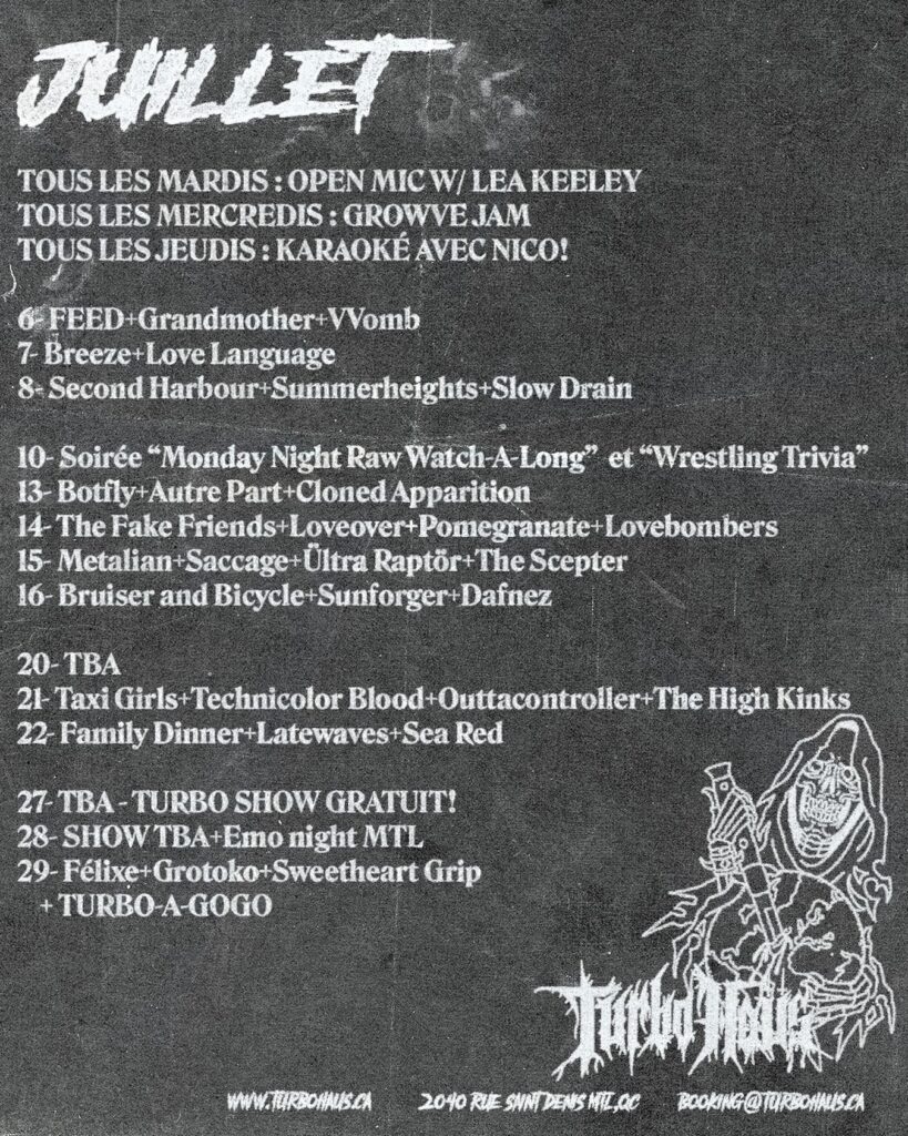 FEED GRANDMOTHER VOMB BREEZE LOVE LANGUAGE SECOND HARBOUR SUMMERHEIGHTS SLOW DRAIN BOTFLY AUTRE PART CLONED APPARITION THE FAKE FRIENDS LOVEOVER POMEGRANATE LOVEBOMBERS METALIAN SACCAGE ULTRA RAPTOR THE SCEPTER BRUISER AND BICYCLE SUNFORGER DAFNEZ TAXI GIRLS TECHNICOLOR BLOOD OUTTACONTROLLER THE HIGH KINKS FAMILY DINNER LATEWAVES SEA RED EMO NIGHT MTL FÉLIX GROTOKO SWEETHEART GRIP