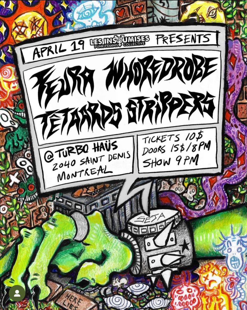 FEURA WHOREDROBE TÊTAARDS STRIPPERS