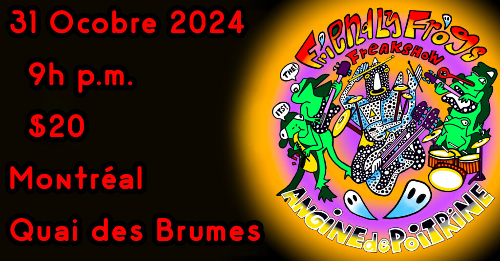 FRIENDLY FROGS ANGINE DE POITRINE