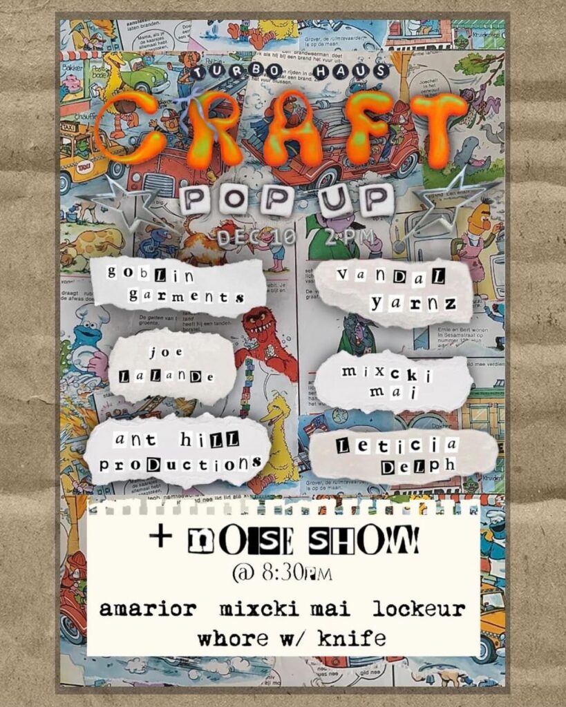 GOBLIN GARMENTS JOE LALANDE VANDAL YARNZ MIXCKI MAI LETICIA DELPH ANT HILL PRODUCTIONS