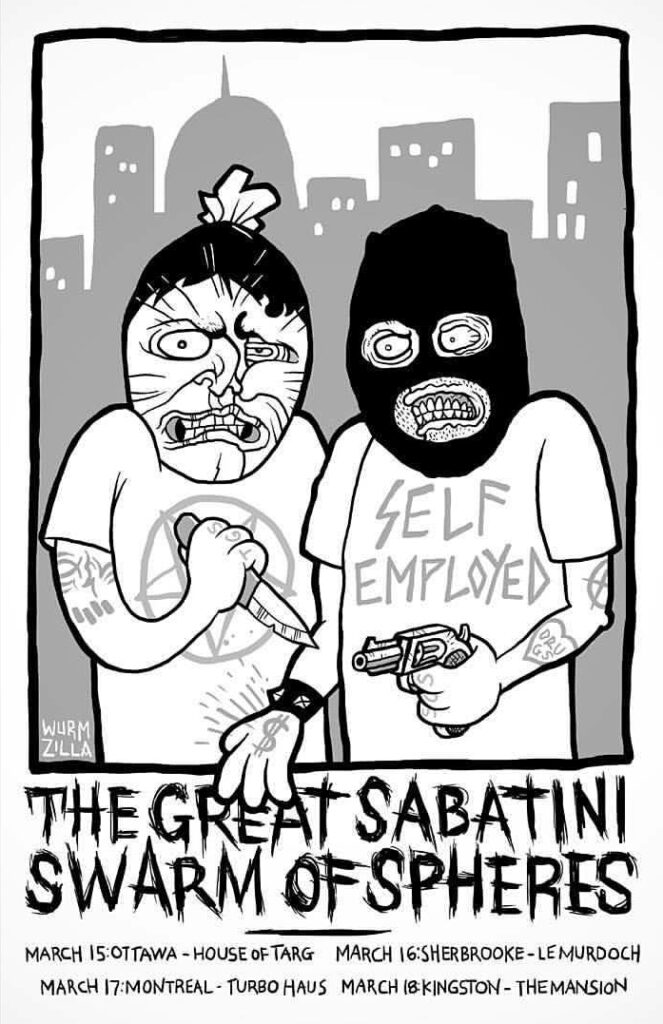 THE GREAT SABATINI SWARM OF SPHERES