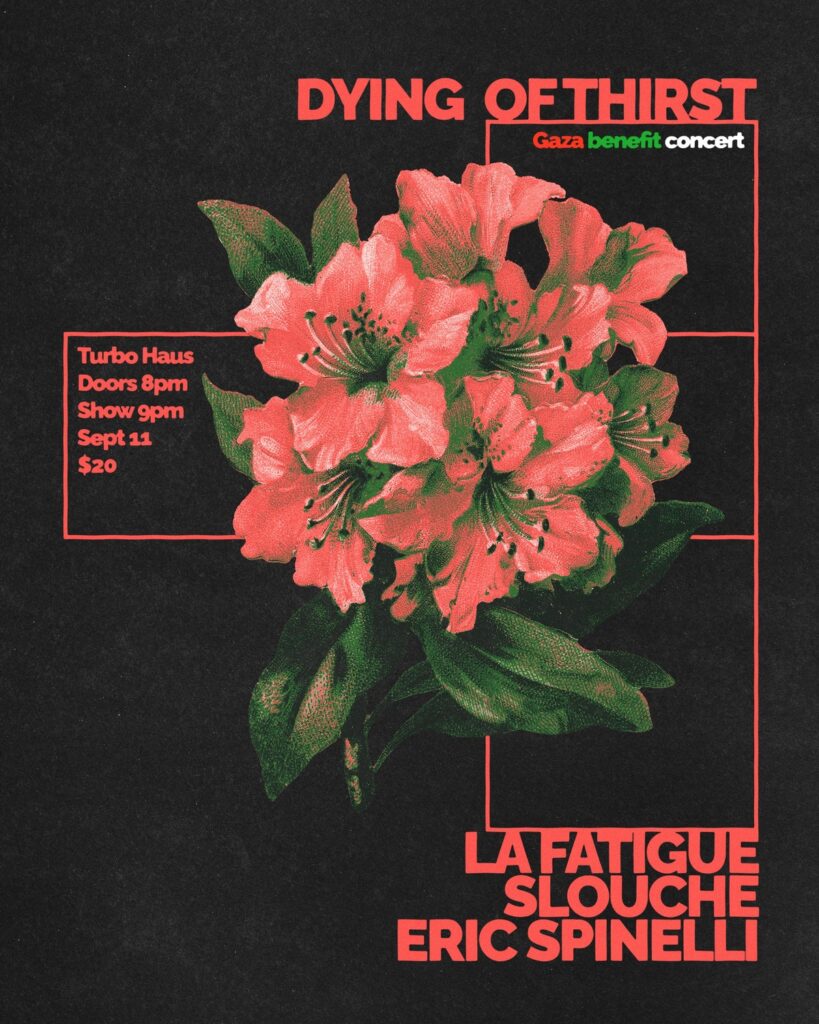 DYING OF THIRST LA FATIGUE SLOUCHE ERIC SPINELLI