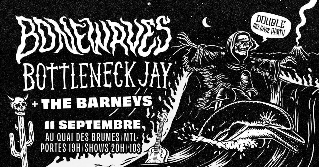 BONEWAVES BOTTLENECK JAY THE BARNEYS