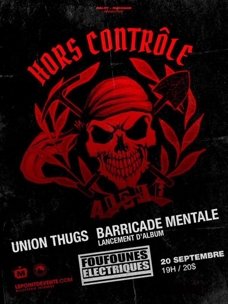 HORS CONTROLE UNION THUGS BARRICADE MENTALE