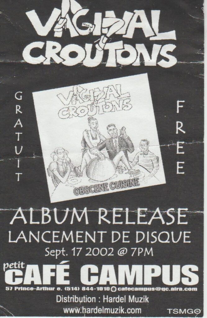 VAGINAL CROUTONS