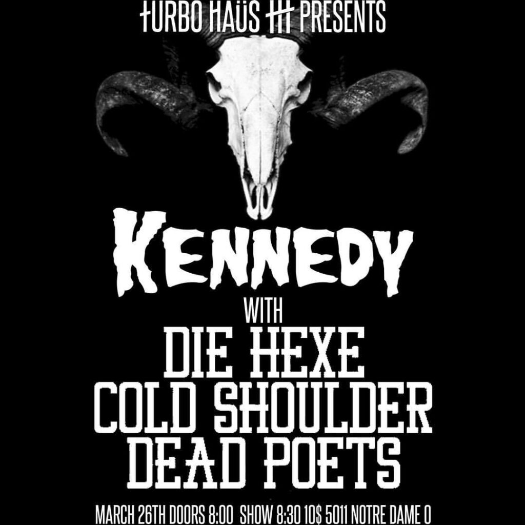 KENNEDY DIE HEXE COLD SHOULDER DEAD POETS