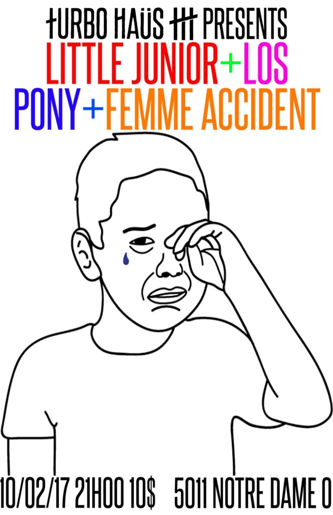 LITTLE JUNIOR LOS PONY FEMME ACCIDENT
