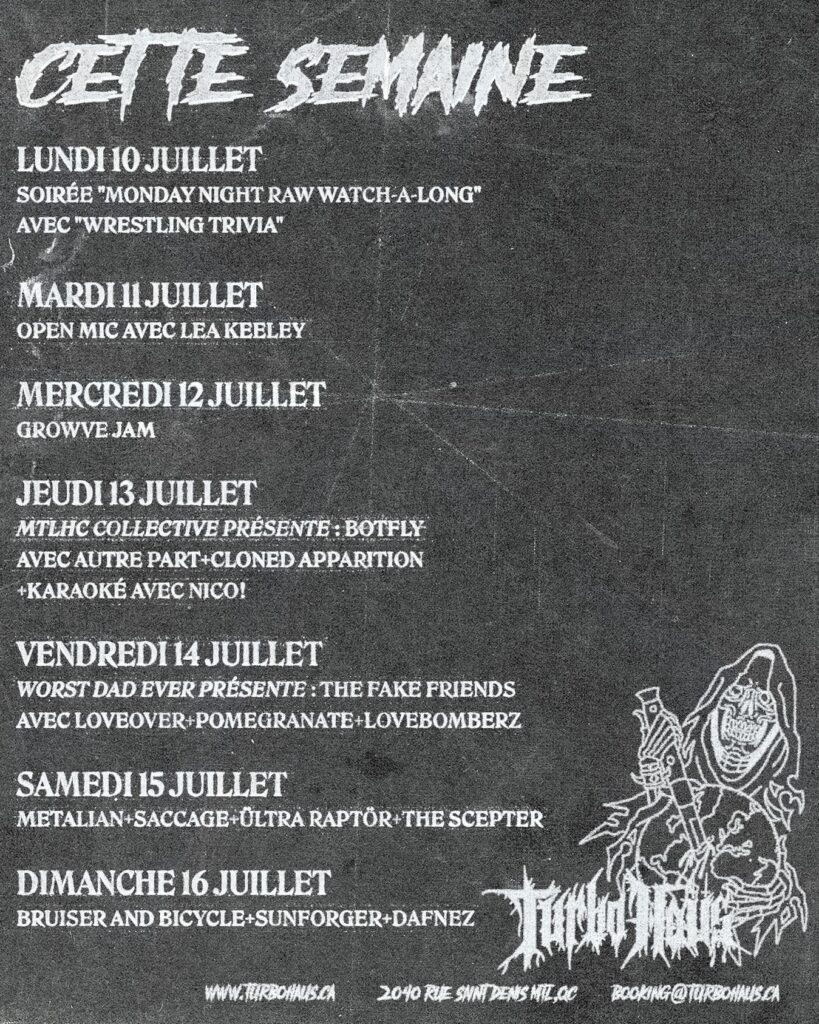 BOTFLY AUTRE PART CLONED APPARITION THE FAKE FRIENDS LOVEOVER POMEGRANATE LOVEBOMBERZ METALIAN SACCAGE ULTRA RAPTOR THE SCEPTER BRUISER AND BICYCLE SUNFORGER DAFNEZ