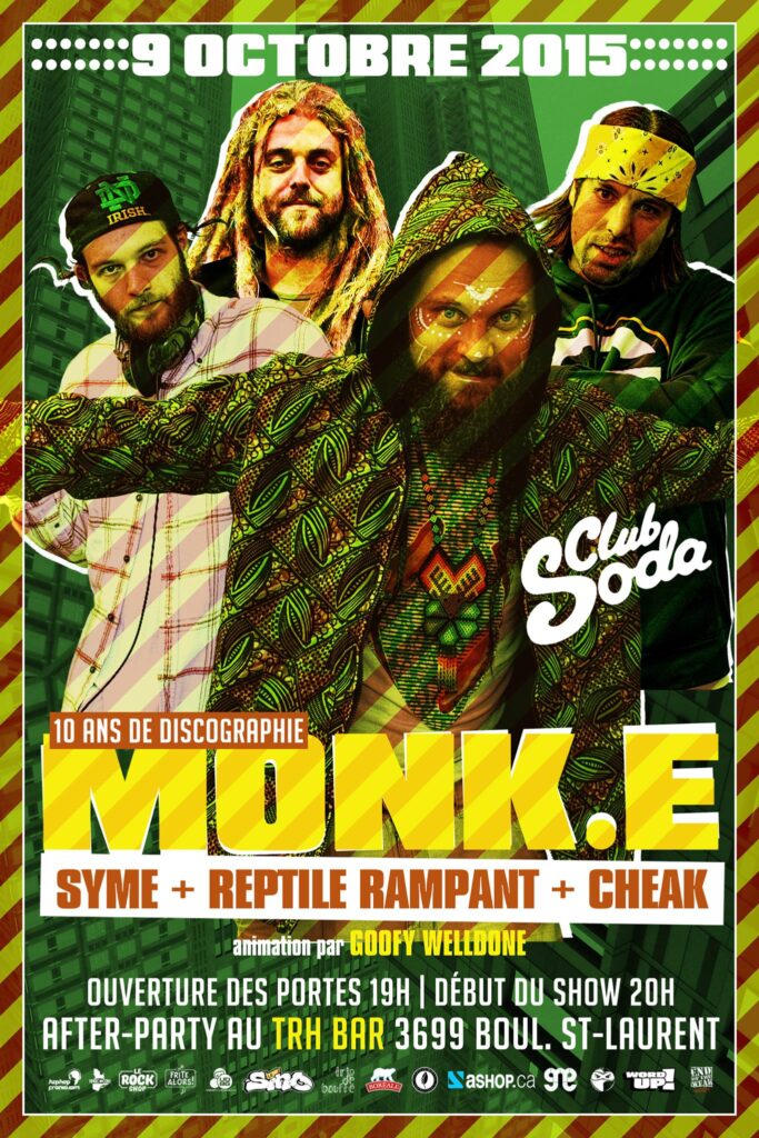 MONK.E SYME REPTILE RAMPANT CHEAK