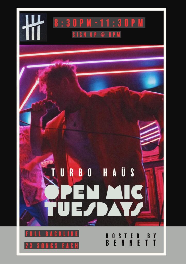 OPEN MIC TUESDAYS