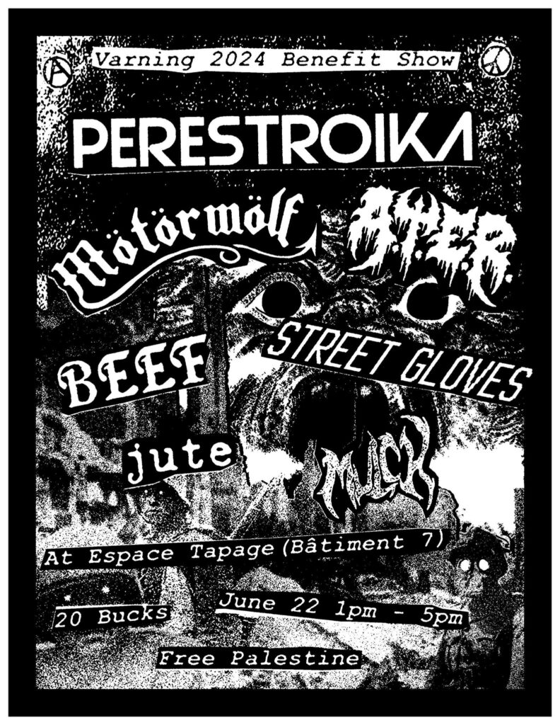 PERESTROIKA MOTORWOLF ATER BEEF JUTE STREET GLOVES