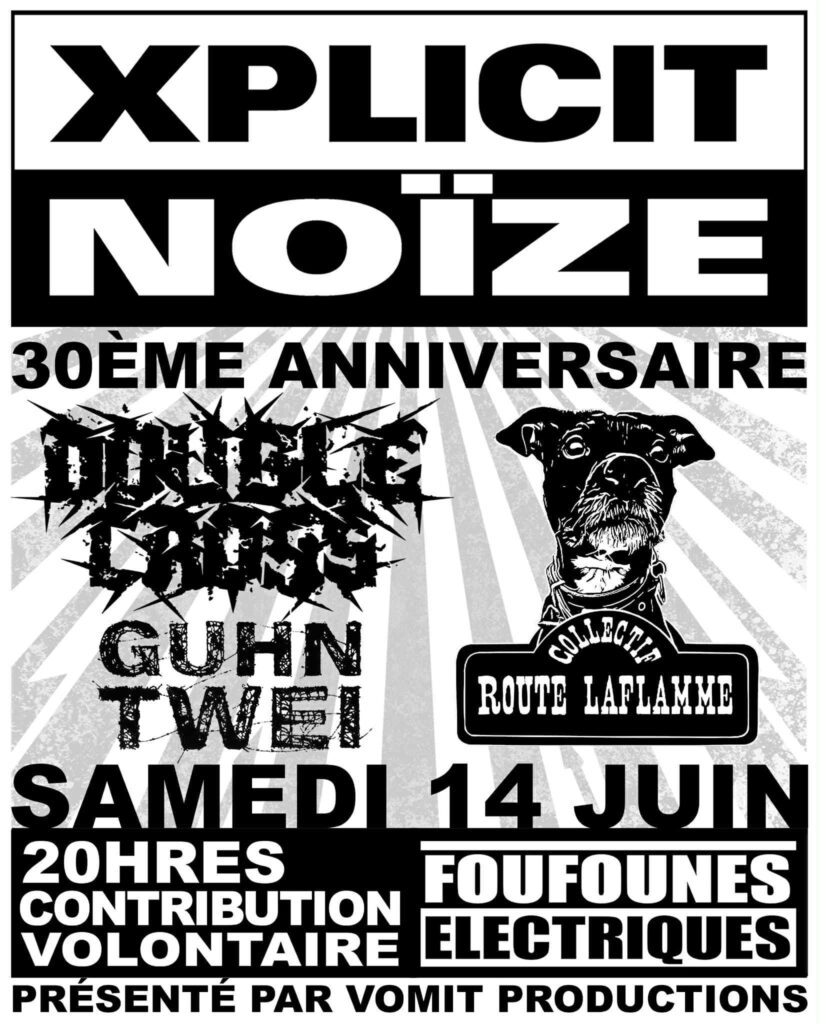 XPLICIT NOIZE DOUBLE CROSS COLLECTIF ROUTE LAFLAMME GUHN TWEI