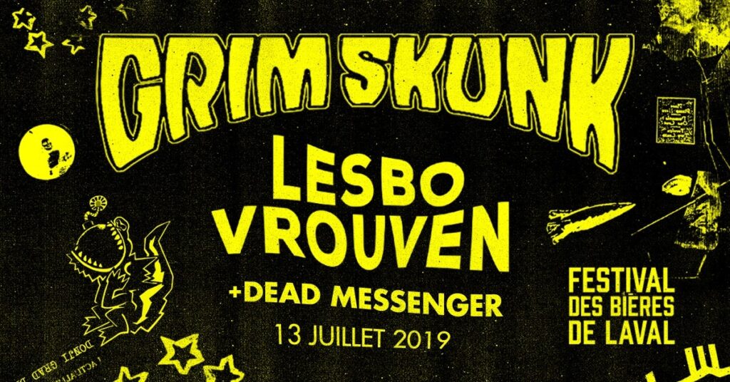GRIM SKUNK LESBO VROUVEN DEAD MESSENGER