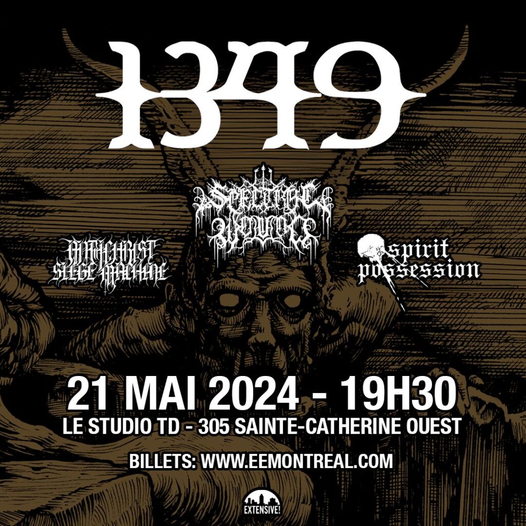 1349 SPECTRAL WOUND ANTICHRIST SIEGE MACHINE SPIRIT POSSESSION