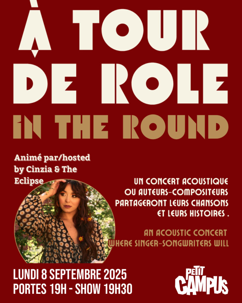À TOUR DE RÔLE CINZIA AND THE ECLIPSE