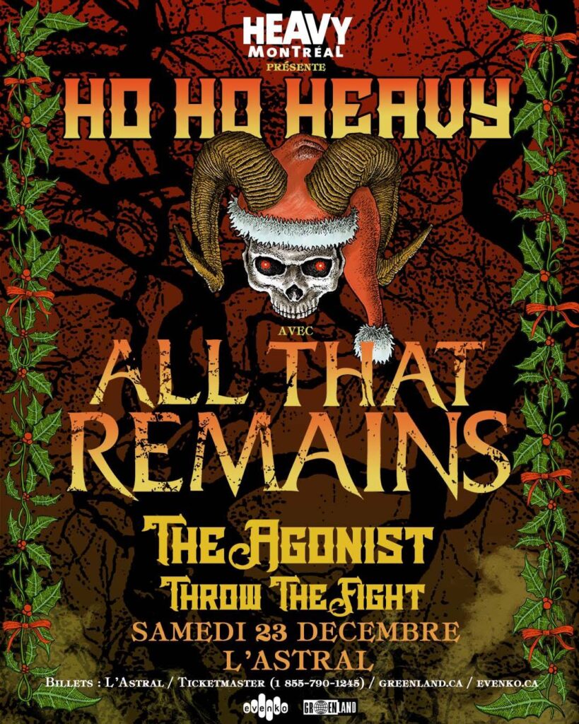 ALL THAT REMAINS THE AGONIST THROW THE FIGHT