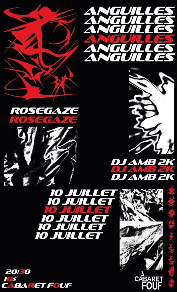 ANGUILLES ROSEGAZE DJ AMB 2K