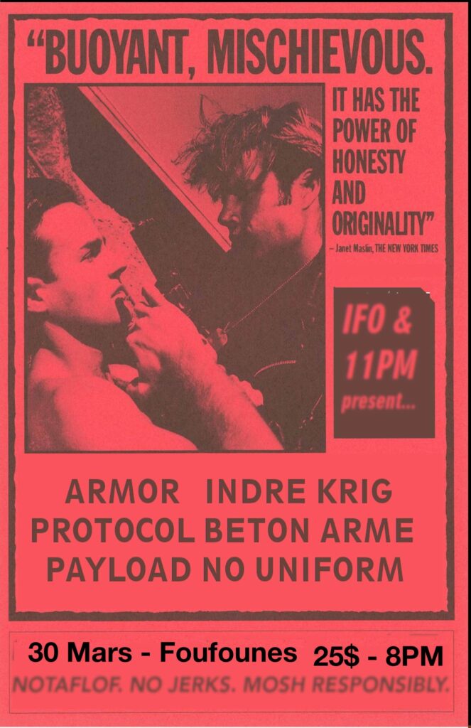 ARMOR INDRE KRIG PROTOCOL BÉTON ARMÉ PAYLOAD NO UNIFORM