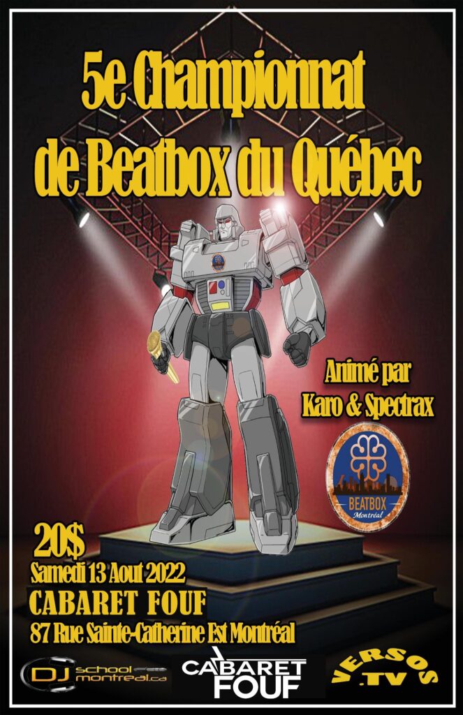 5e CHAMPIONNAT DE BEATBOX AU QUÉBEC