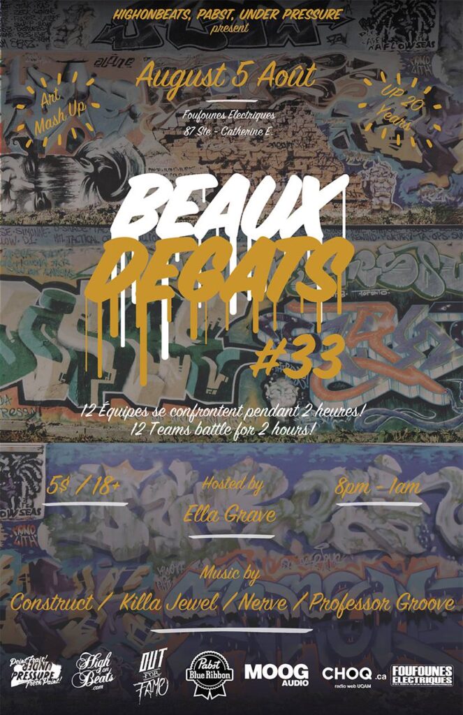 BEAUX DÉGATS CONSTRUCT KILLA JEWEL NERVE PROFESSOR GROOVE