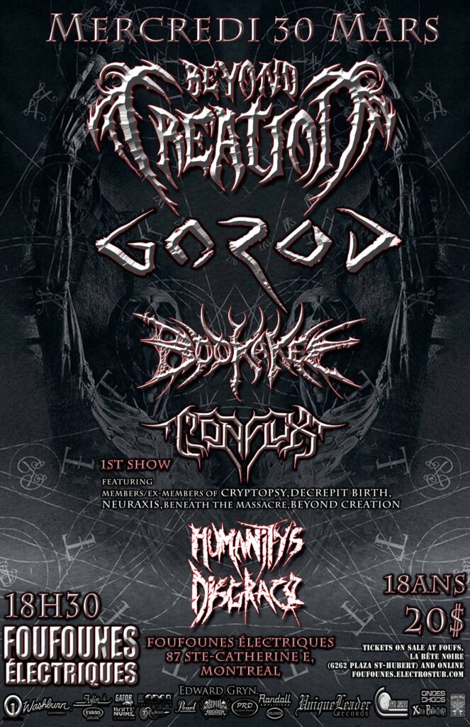 BEYOND CREATION GOROD BOOKAKEE CONFLUX HUMANITYS DISGRACE