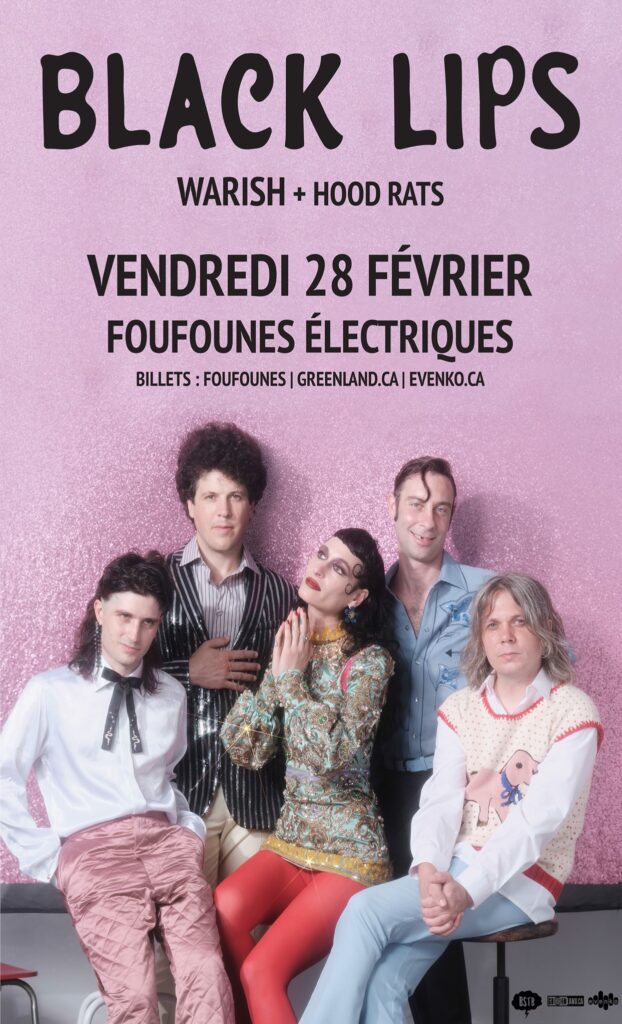 BLACK LIPS WARISH HOOD RATS