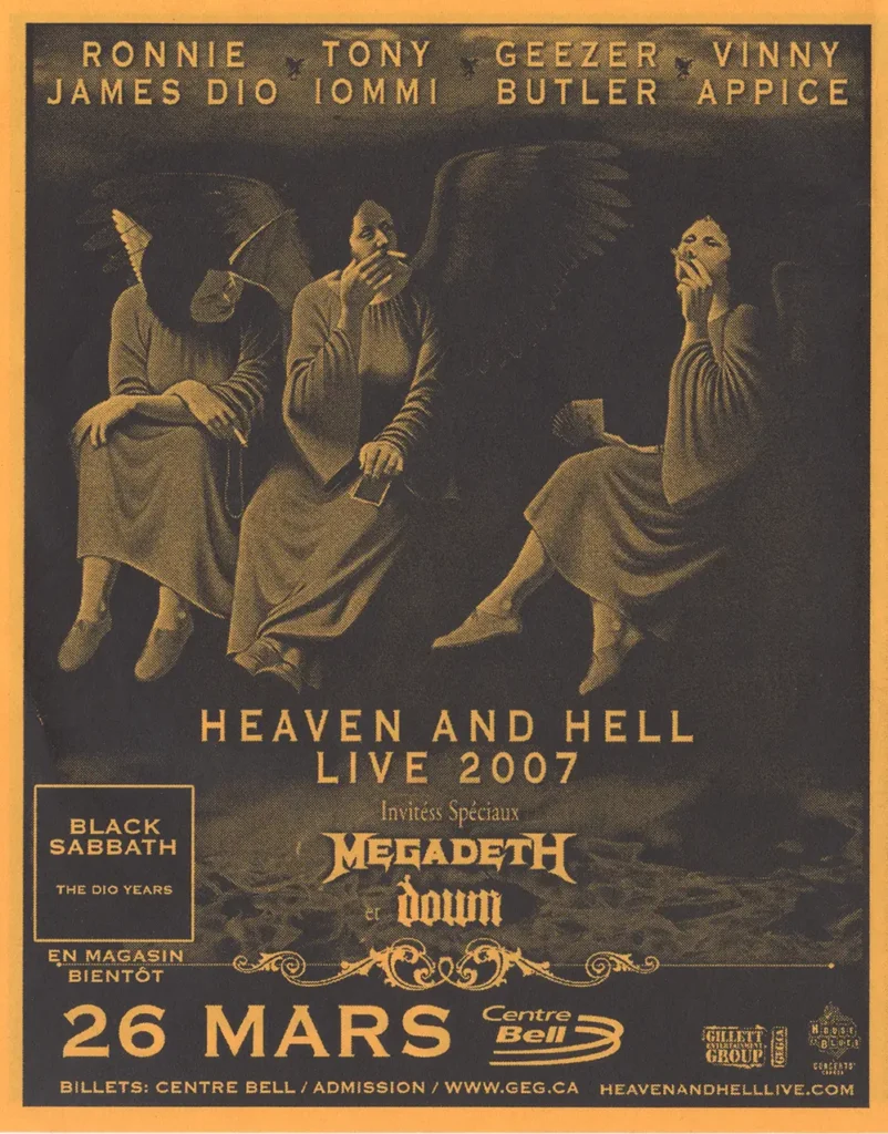 BLACK SABBATH MEGADETH DOWN