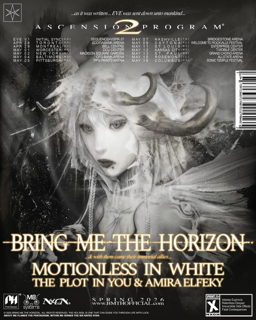 BRING ME THE HORIZON MOTIONLESS IN WHITE THE PLOT IN YOU AMIRA ELFEKY