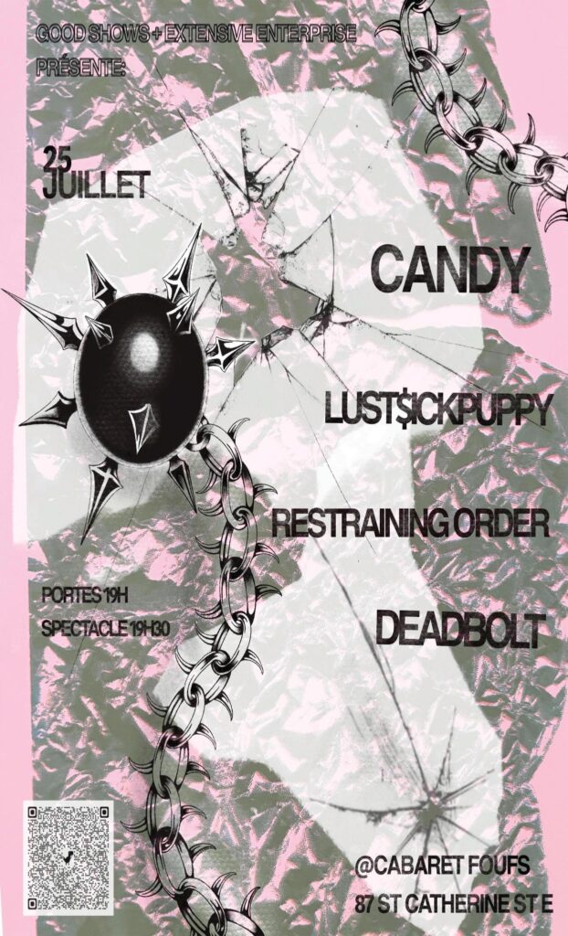 CANDY LUST$ICKPUPPY RESTRAINING ORDER DEADBOLT