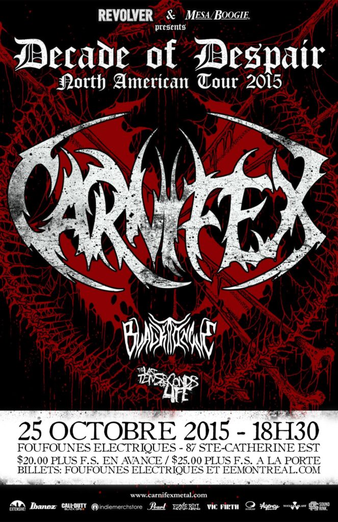 CARNIFEX BLACK TONGUE THE LAST TEN SECONDS OF LIFE