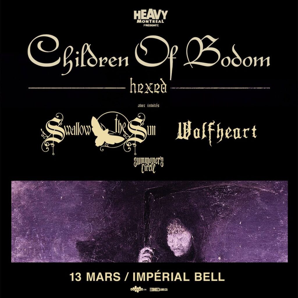 CHILDREN OF BODOM SWALLOW THE SUN WOLFHEART SUMMONER’S CIRCLE