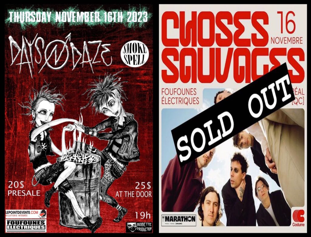 DAYS N DAZE SMOKE SPELL CHOSES SAUVAGES