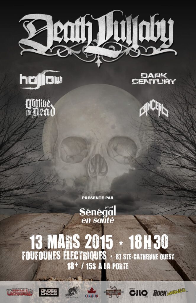 DEATH LULLABY HOLLOW OUTLIVE THE DEAD DARK CENTURY CANCERIC