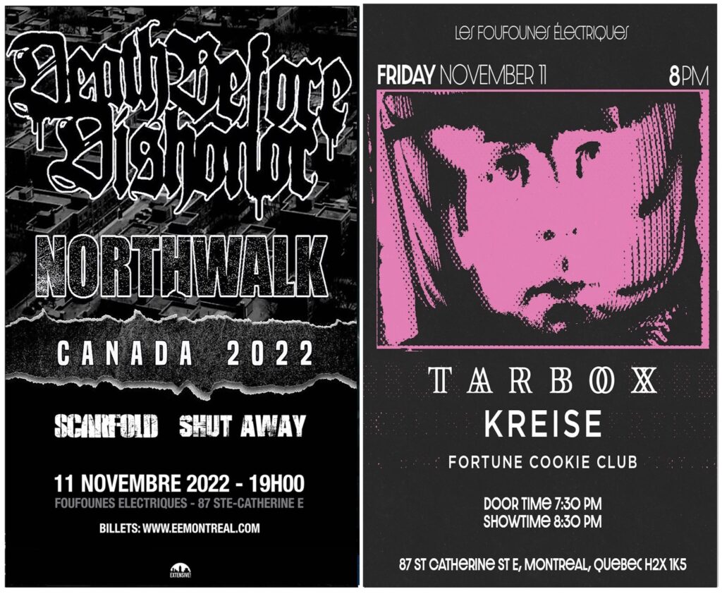 DEATH BEFORE DISHONOR NORTHWALK SCAFFOLD SHUT AWAY TARBOX KREISE FORTUNE COOKIE CLUB