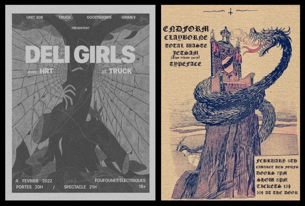 DELI GIRLS HRT TRUCK ENDFORM CLAYBORNE TOTAL WASTE JETSAM TYPEFACE