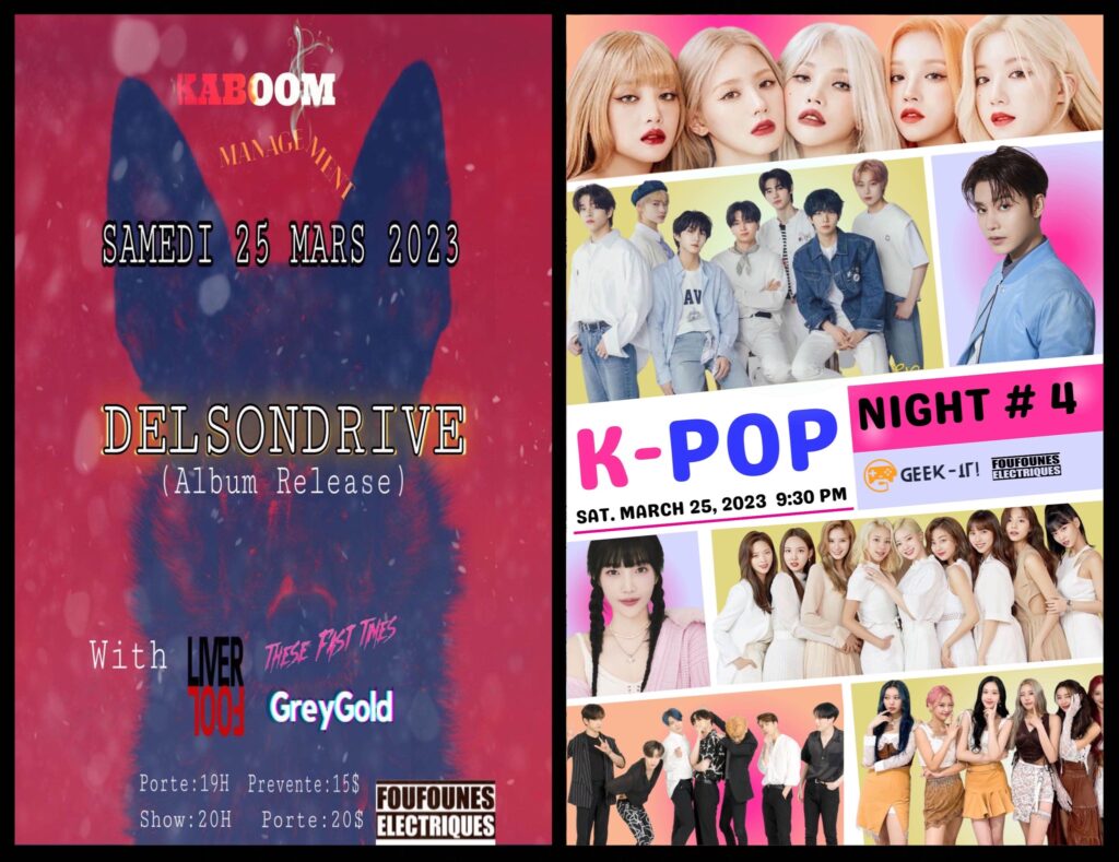 DELSONDRIVE LIVERPOOL THESE FAST TIMES GREYGOLD K-POP NIGHT