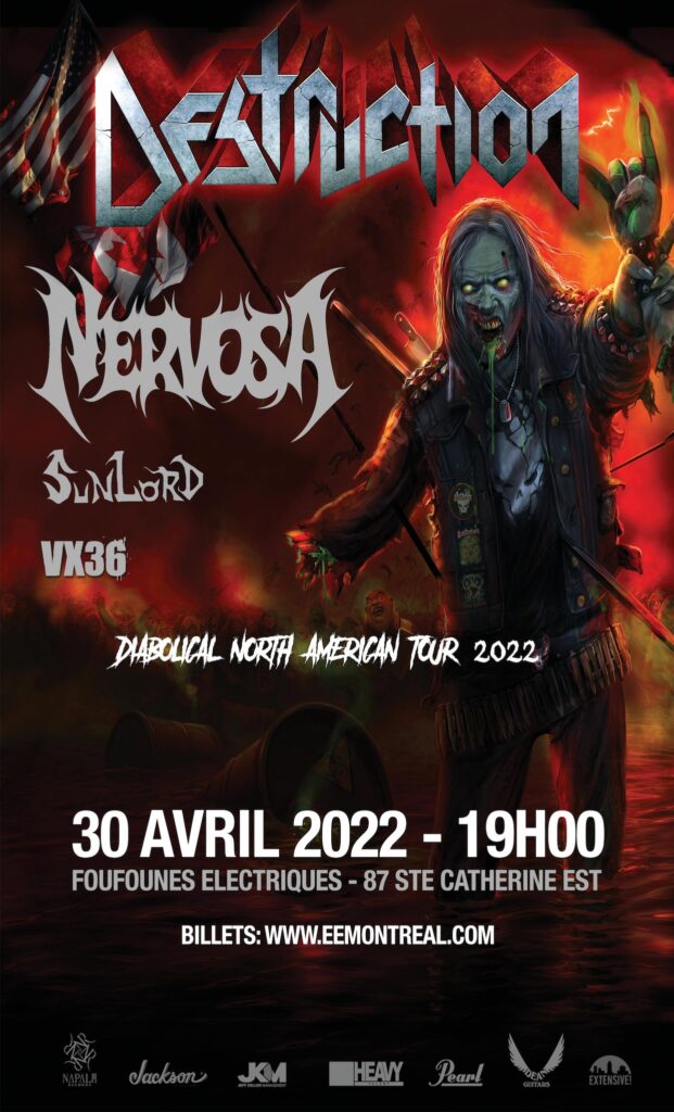 DESTRUCTION NERVOSA SUNLORD VX36