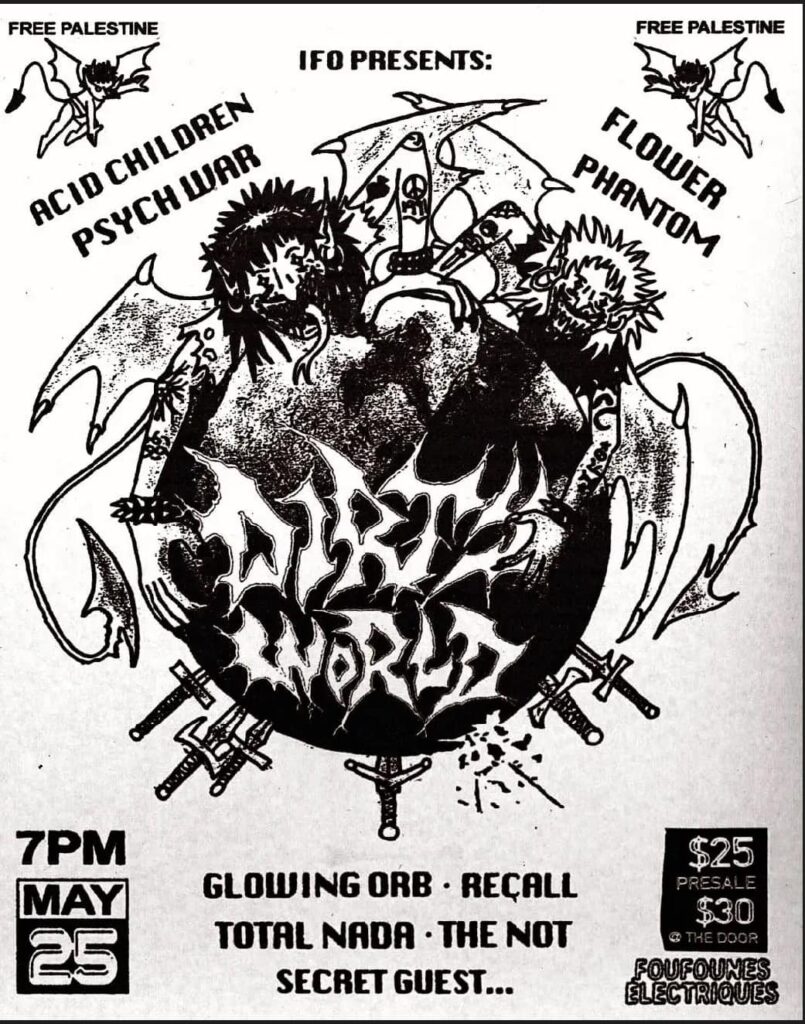 ACID CHILDREN PSYCH WAR FLOWER PHANTOM DIRTY WORLD