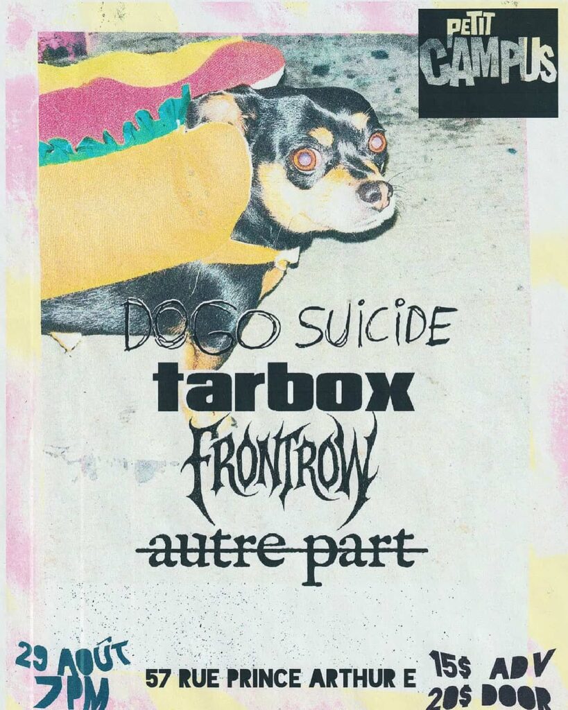DOGO SUICIDE TARBOX FRONT ROW AUTRE PART