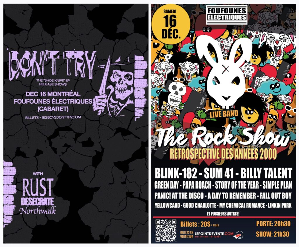 DON’T TRY RUST DESECRATE NORTHWALK THE ROCK SHOW