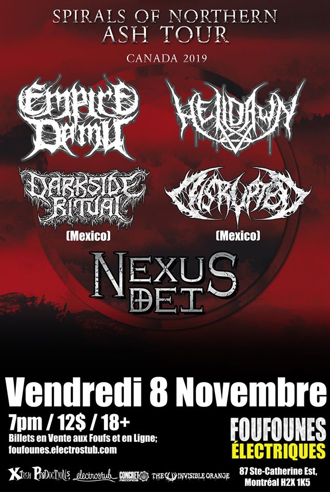 EMPIRE DAMU HELLDAWN DARKSIDE RITUAL DISRUPTED NEXUS DEI