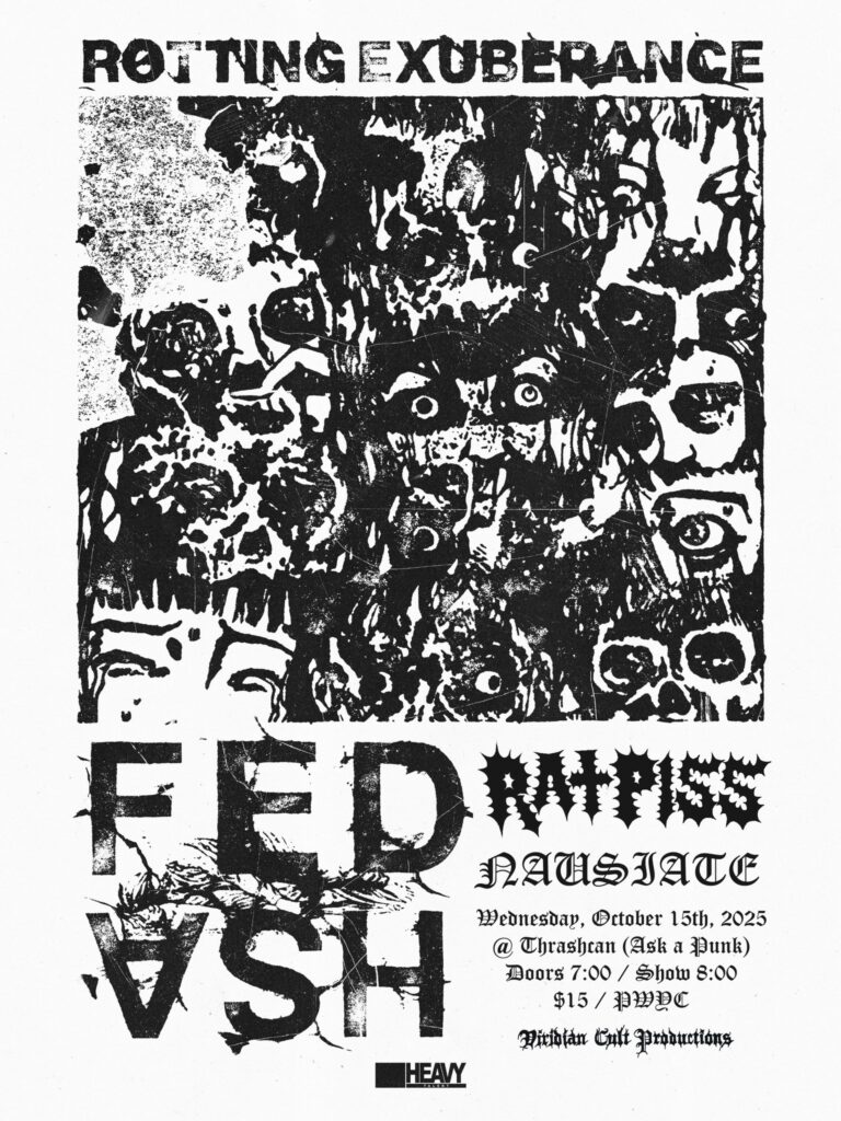 FED ASH RATPISS NAUSIATE