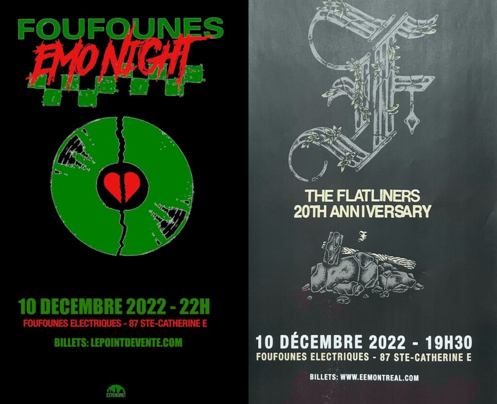 FOUFOUNES EMO NIGHT THE FLATLINERS