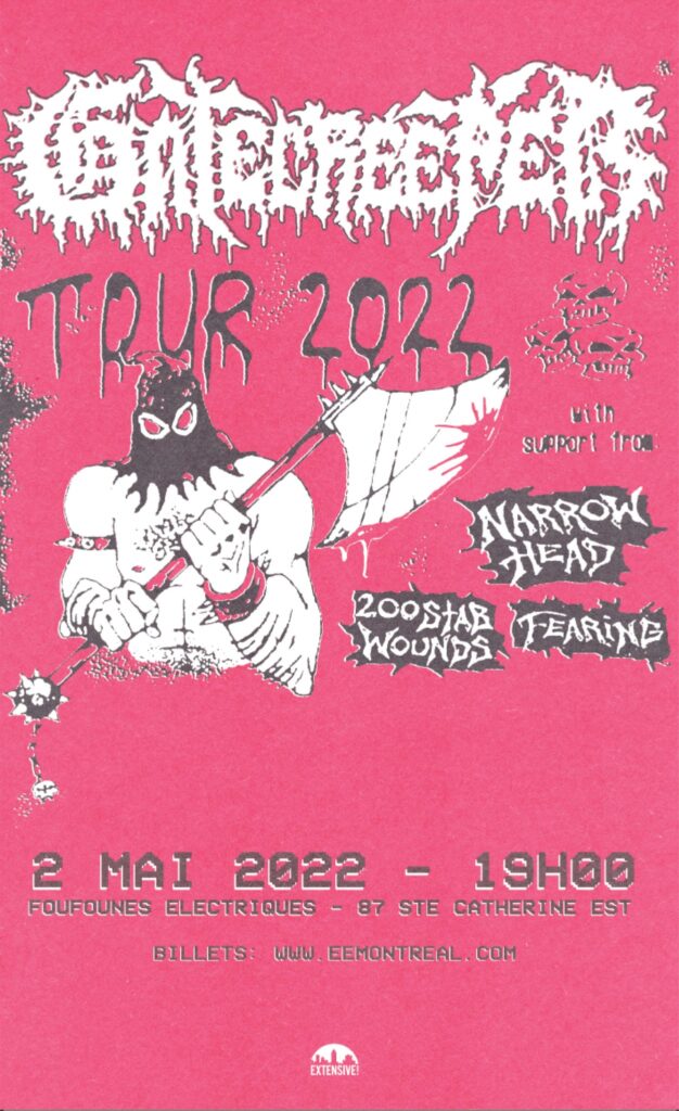 GATECREEPER NARROW HEAD 200 STAB WOUNDS TEARING