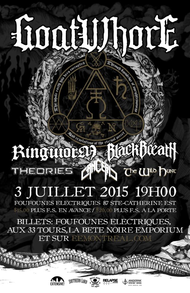GOATWHORE RINGWORM BLACK BREATH THEORIES THE WILO HUNT