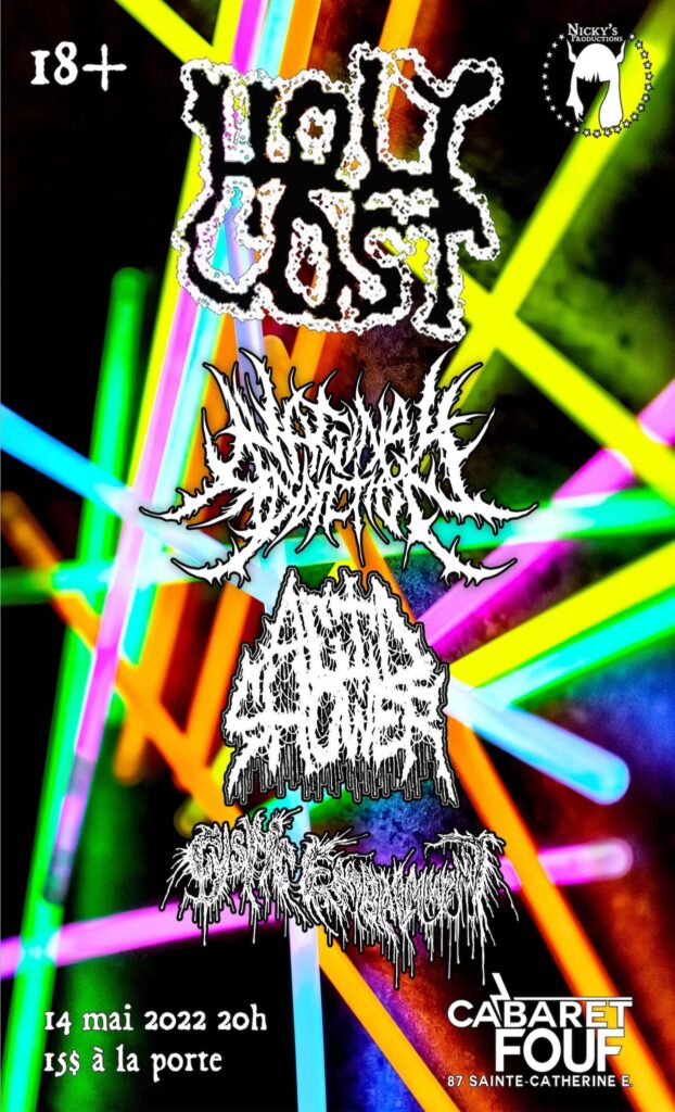 HOLY COST VAGINAL ADDICTION ACID STONER ART OF GORE