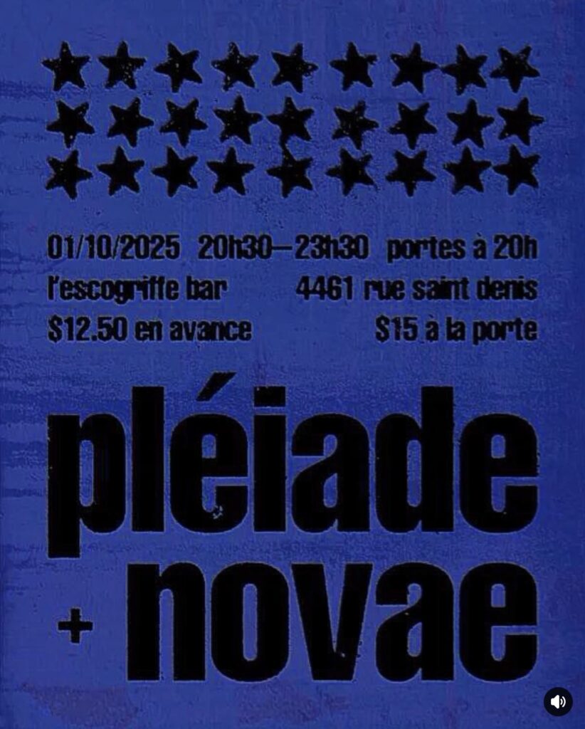 PLÉIADE NOVAE